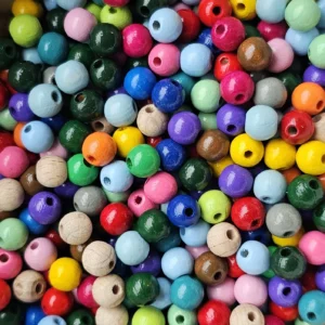 8mm Holzperlen-Mix  100g – SALE/ANGEBOT
