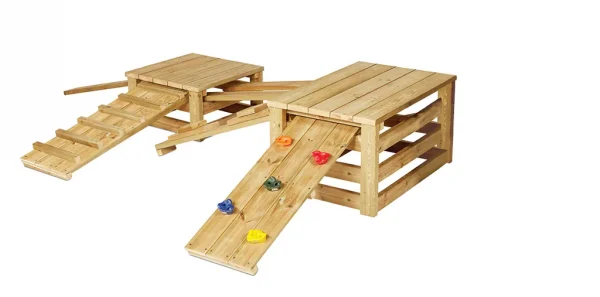 Abenteuer-Kletterset ohne Rutsche — Millhouse Lernspielzeug Schule
