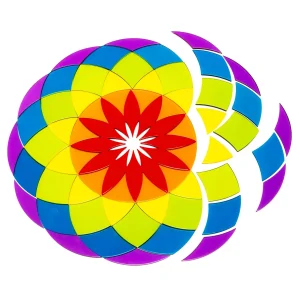 Acryl Form großes Mandala — Eduplay padagogisches Spielzeug Kita