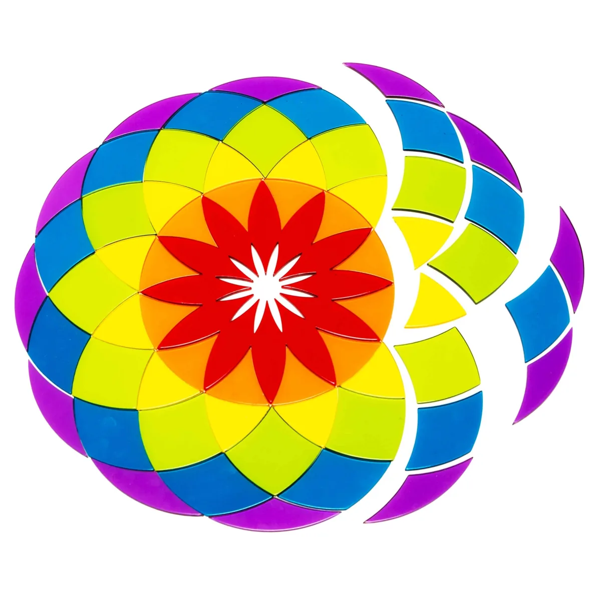 Acryl Form großes Mandala — Eduplay padagogisches Spielzeug Kita