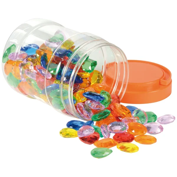 Acryl Juwelen 144 Stück — Eduplay padagogisches Spielzeug Kita