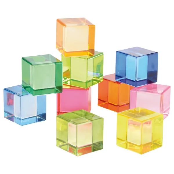 Acryl Steine 10er Set sortiert — Eduplay padagogisches Spielzeug Kita