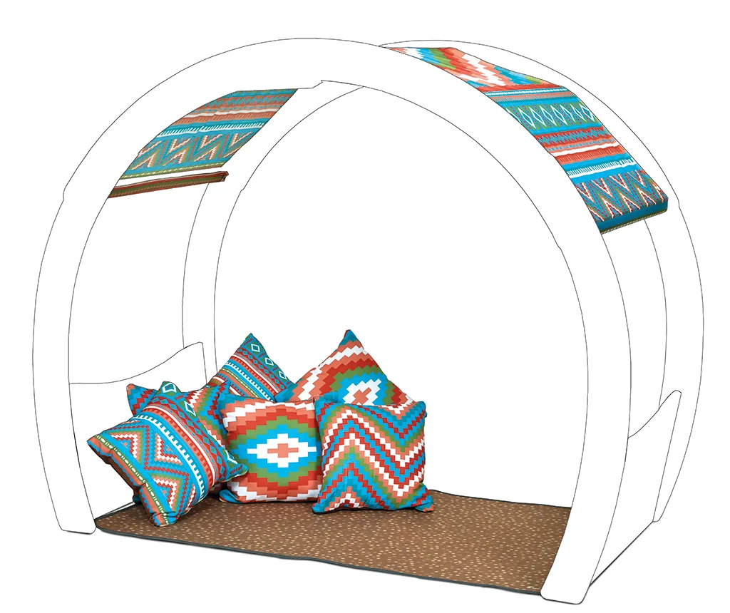 Azteken-Accessoire-Set für große Cosy Cove — Millhouse Lernspielzeug Schule