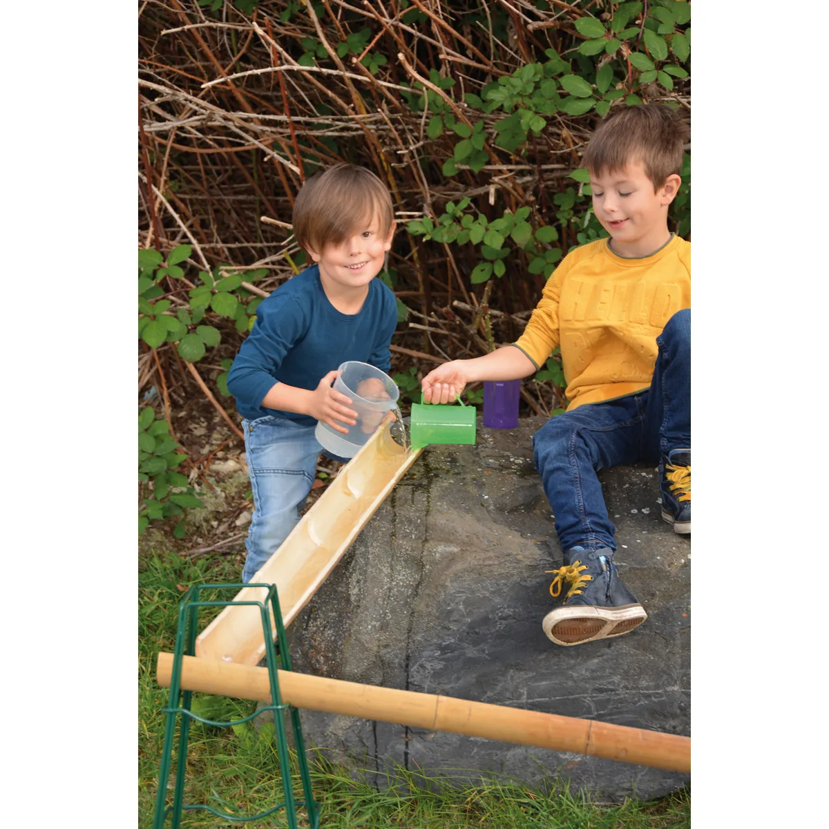 Bambusrinnen 4er Set 120 cm — Eduplay padagogisches Spielzeug Kita Bambusrinnen 4er Set 120 cm — Eduplay padagogisches Spielzeug Kita
