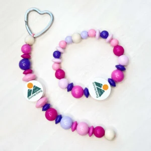 Bastelset Schlüsselanhänger & Armband „Girl“