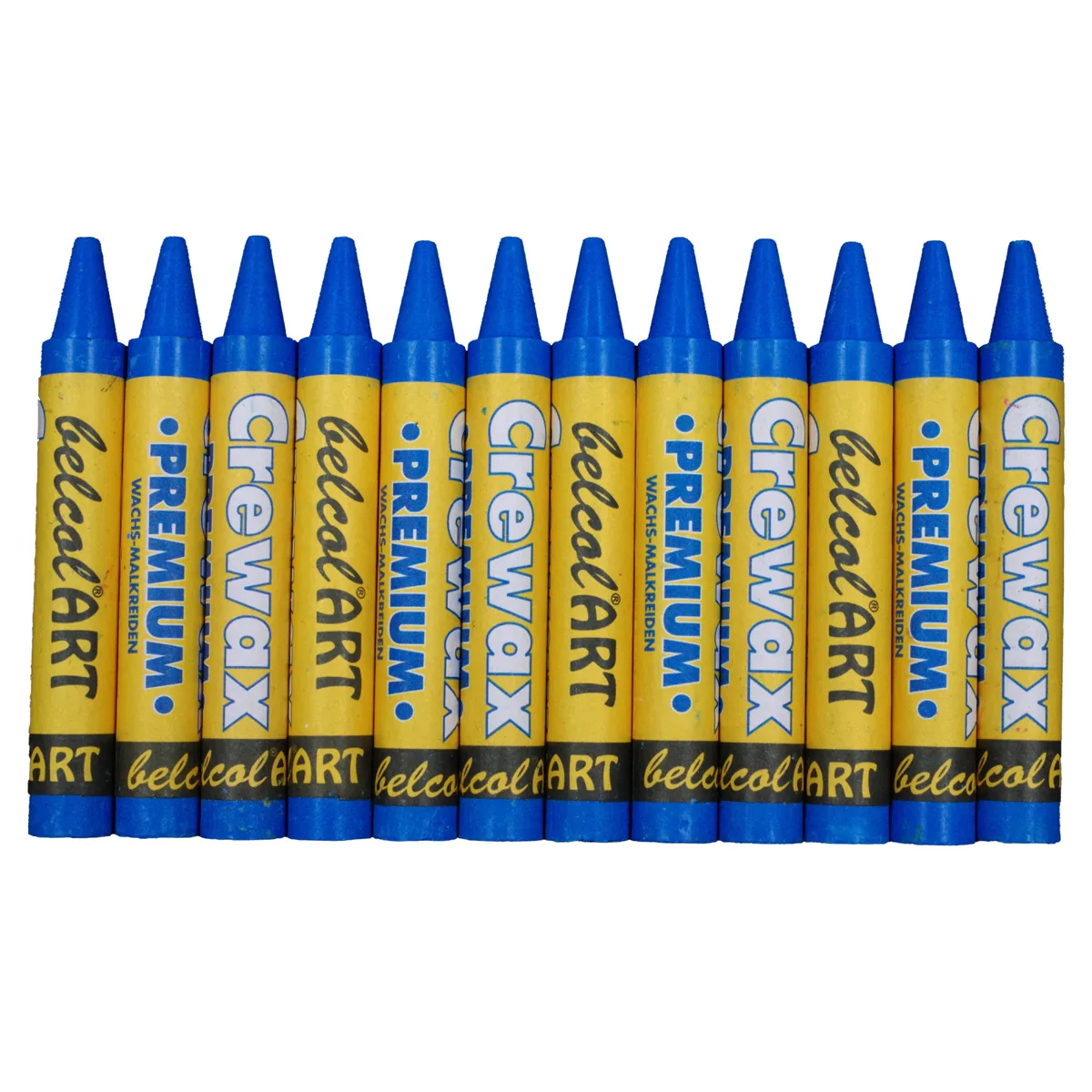 belcolART Crewax Premium 12 Wachsmalstifte hellblau — Eduplay padagogisches Spielzeug Kita