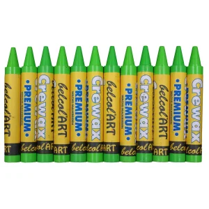 belcolART Crewax Premium 12 Wachsmalstifte hellgrün — Eduplay padagogisches Spielzeug Kita