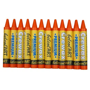 belcolART Crewax Premium 12 Wachsmalstifte orange — Eduplay padagogisches Spielzeug Kita