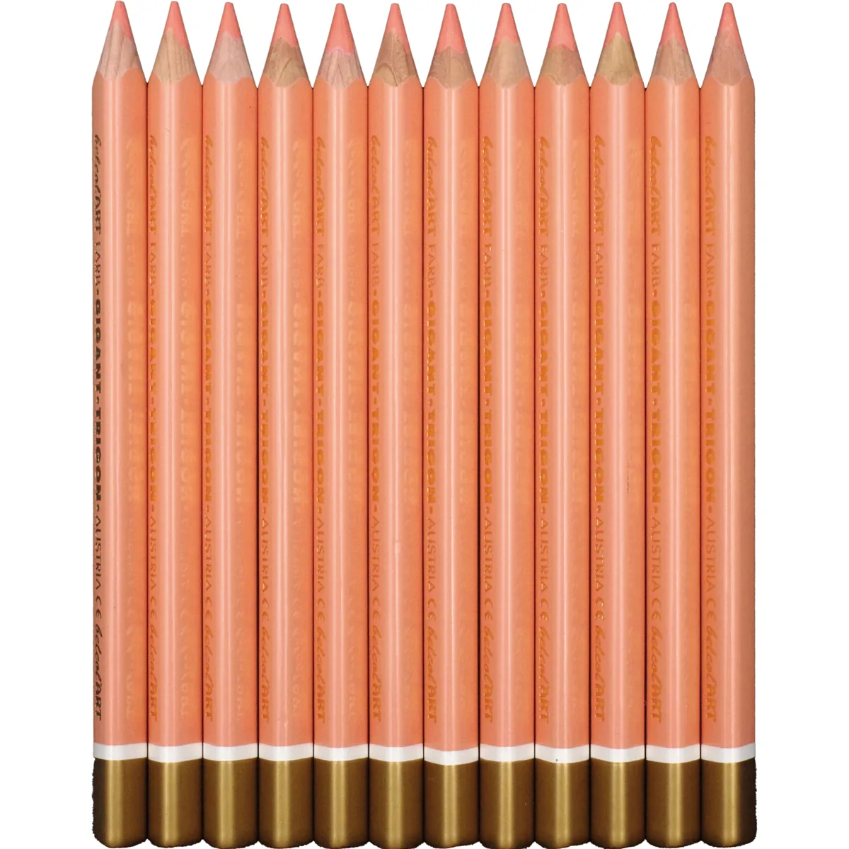 belcolART Farb Gigant Trigon 12 Stifte hellorange — Eduplay padagogisches Spielzeug Kita