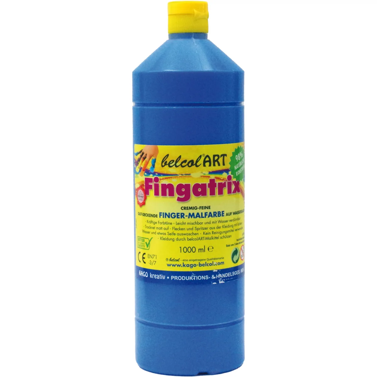 belcolART Fingatrix 1000ml blau — Eduplay padagogisches Spielzeug Kita