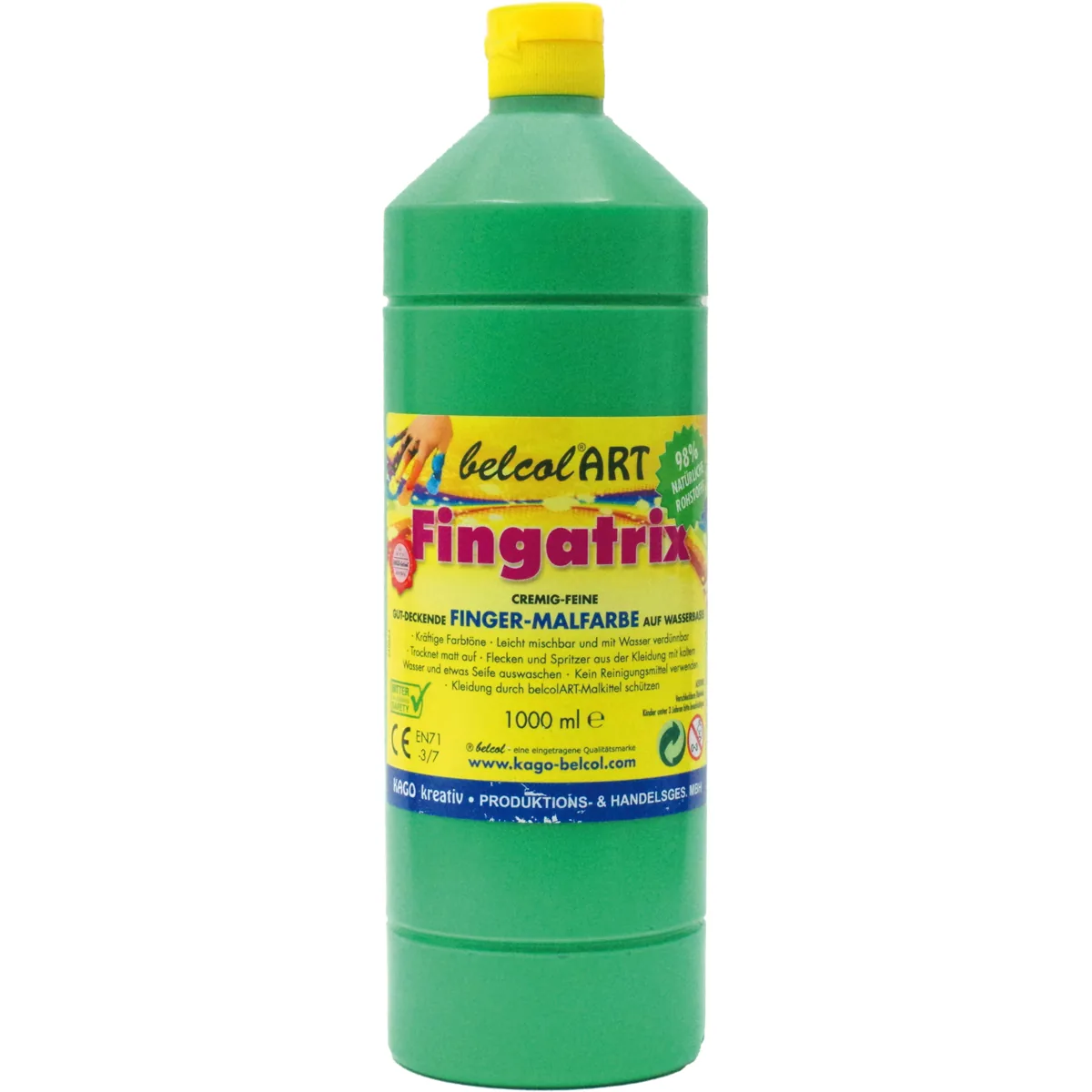belcolART Fingatrix 1000ml grün — Eduplay padagogisches Spielzeug Kita