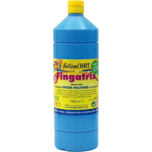 belcolART Fingatrix 1000ml hellblau — Eduplay padagogisches Spielzeug Kita
