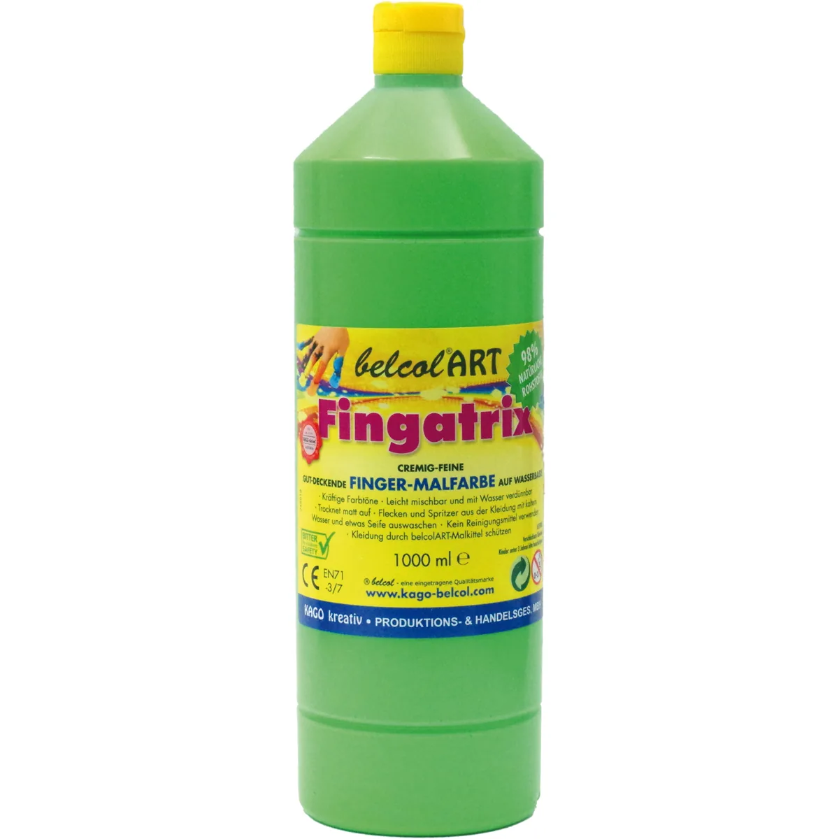 belcolART Fingatrix 1000ml hellgrün — Eduplay padagogisches Spielzeug Kita