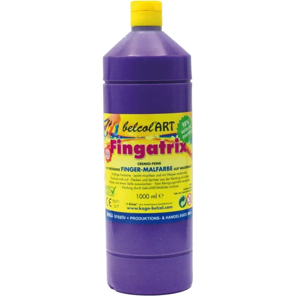 belcolART Fingatrix 1000ml violett — Eduplay padagogisches Spielzeug Kita