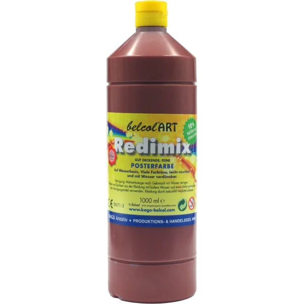 belcolART Redimix 1000ml braun — Eduplay padagogisches Spielzeug Kita