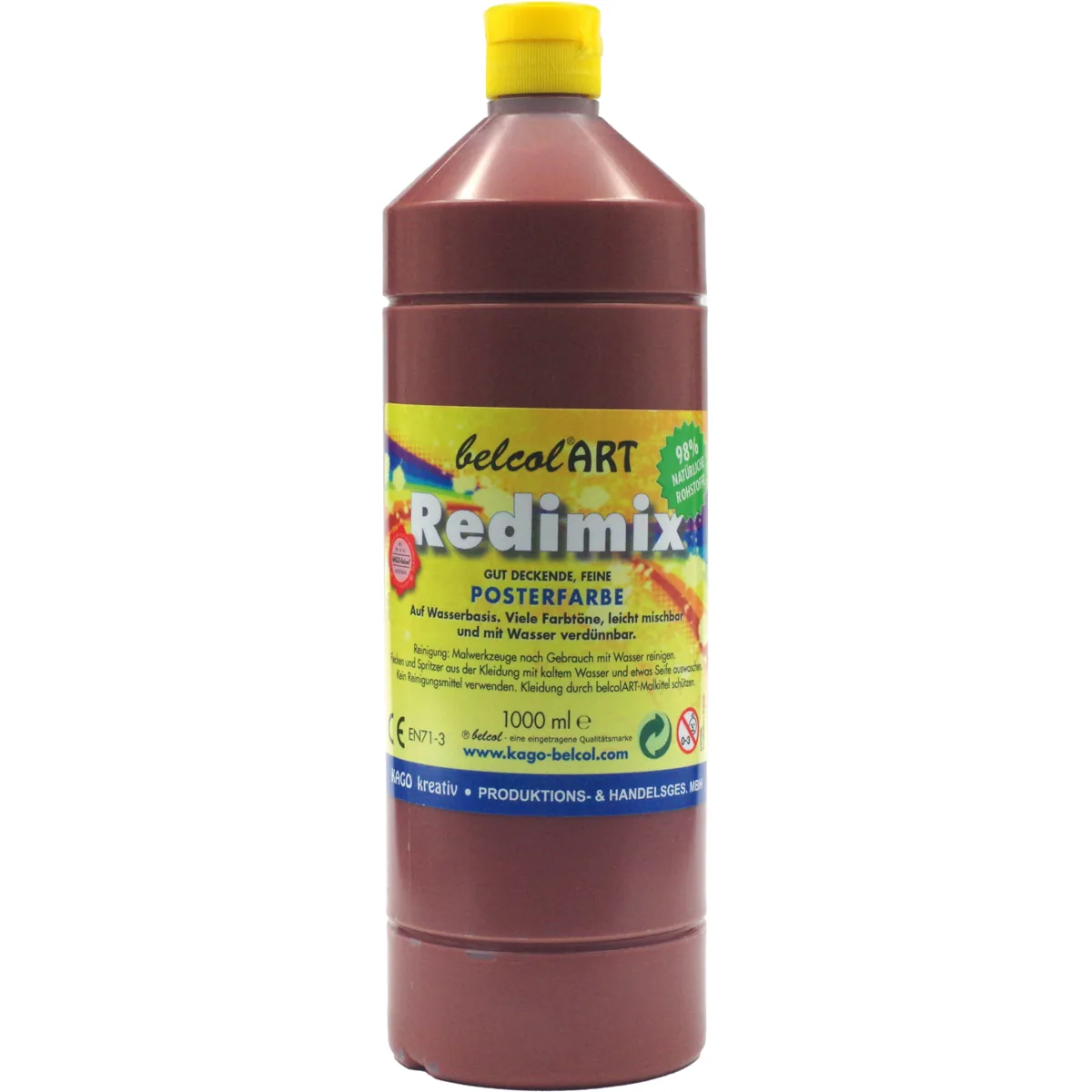 belcolART Redimix 1000ml braun — Eduplay padagogisches Spielzeug Kita