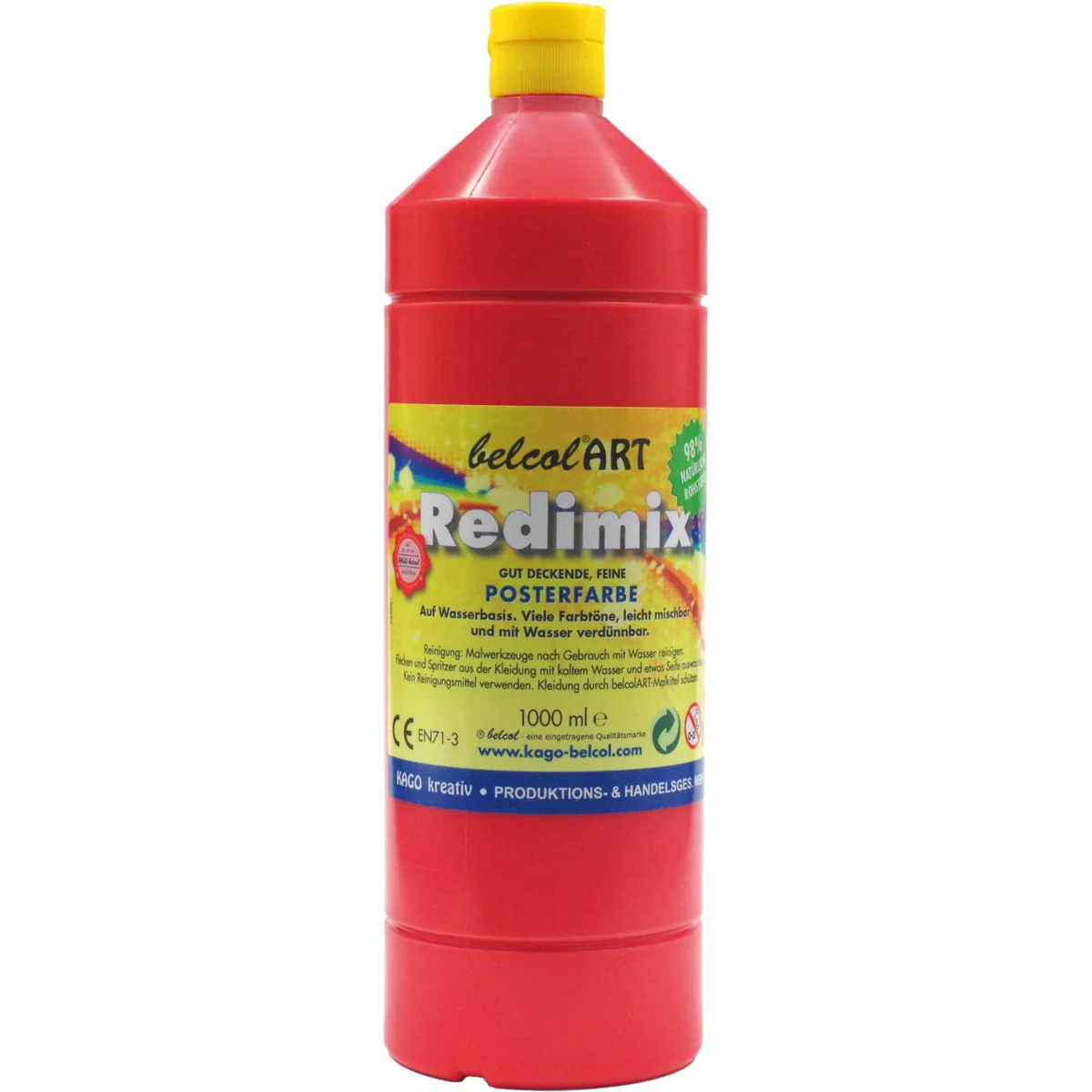belcolART Redimix 1000ml rot — Eduplay padagogisches Spielzeug Kita