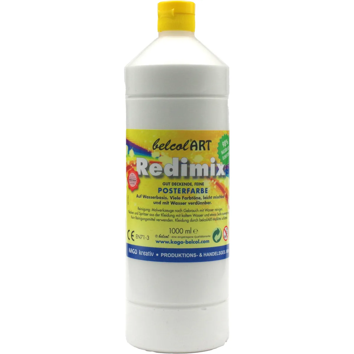belcolART Redimix 1000ml weiss — Eduplay padagogisches Spielzeug Kita