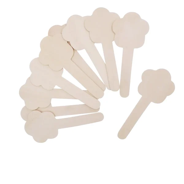 Blumen Holzbastelstäbchen 10er Set — Eduplay padagogisches Spielzeug Kita