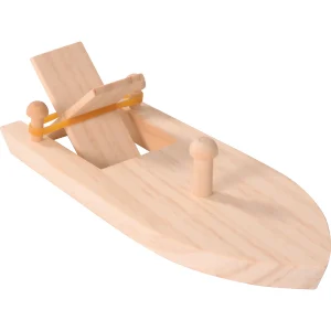 Boot mit Gummiantrieb