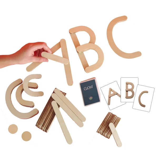 Buchstabenbox groß 38-tlg. — Eduplay padagogisches Spielzeug Kita