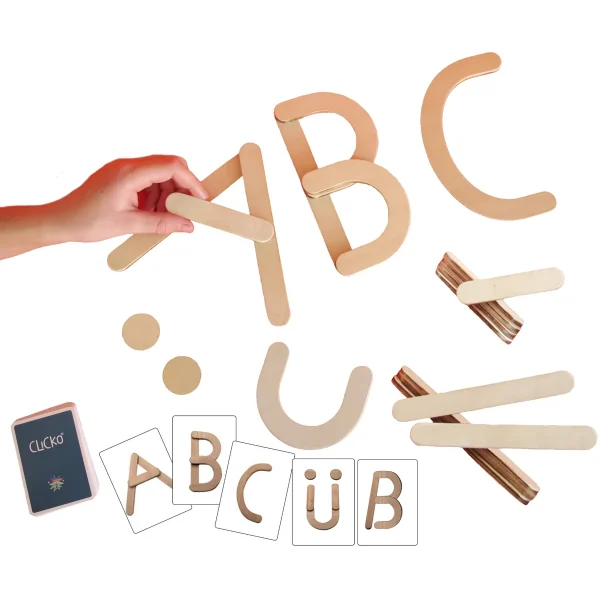 Buchstabenbox klein 20-tlg. — Eduplay padagogisches Spielzeug Kita