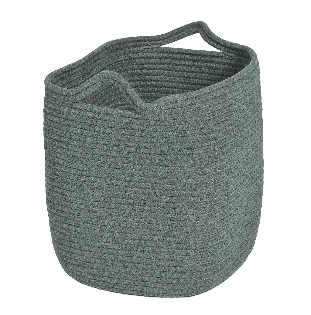 Dark Grey Aufbewahrungskorb (6er-Pack) für Kita & Kindergarten — Millhouse Lernspielzeug Schule