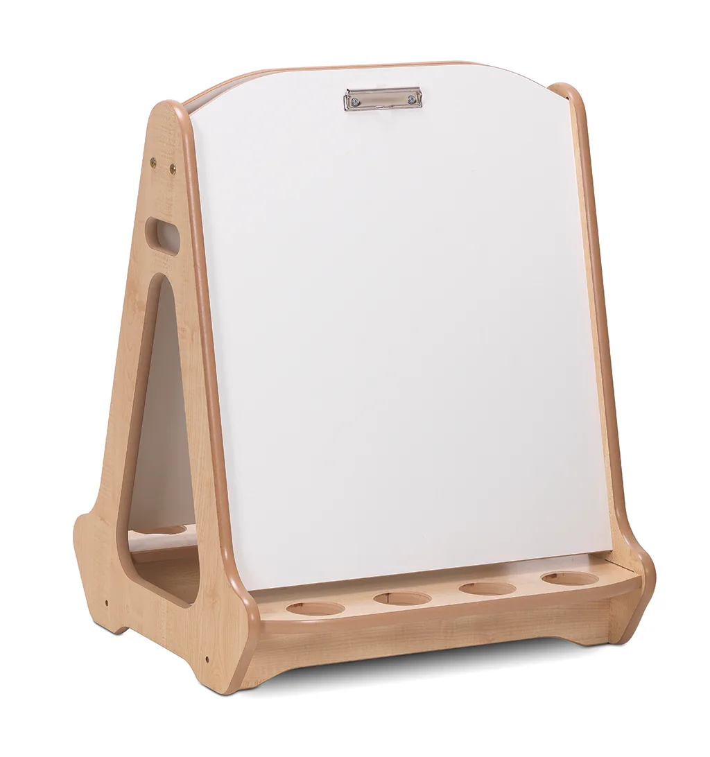 Doppelseitige 2-Stationen-Whiteboard-Staffelei — Millhouse Lernspielzeug Schule