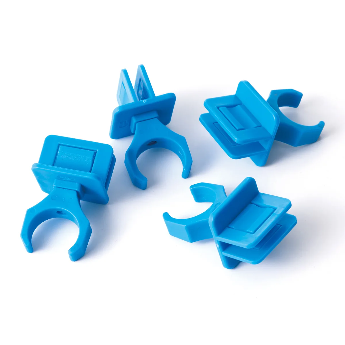 Ersatzverbindung Clip A blau 12er Set — Kiki-Ena Bastelmaterial Naturholz