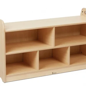 Extra breite Aufbewahrungseinheit mit Rückwand — Millhouse Lernspielzeug Schule