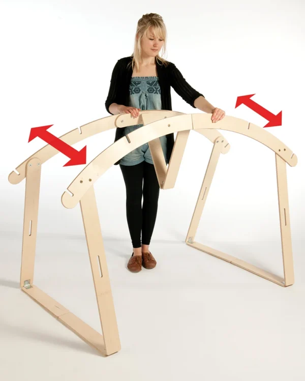 Faltbares Spielhaus für drinnen und draußen - Millhouse Lernspielzeug Schule (Bild 2)