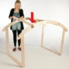 Faltbares Spielhaus für drinnen und draußen - Millhouse Lernspielzeug Schule (Bild 3)