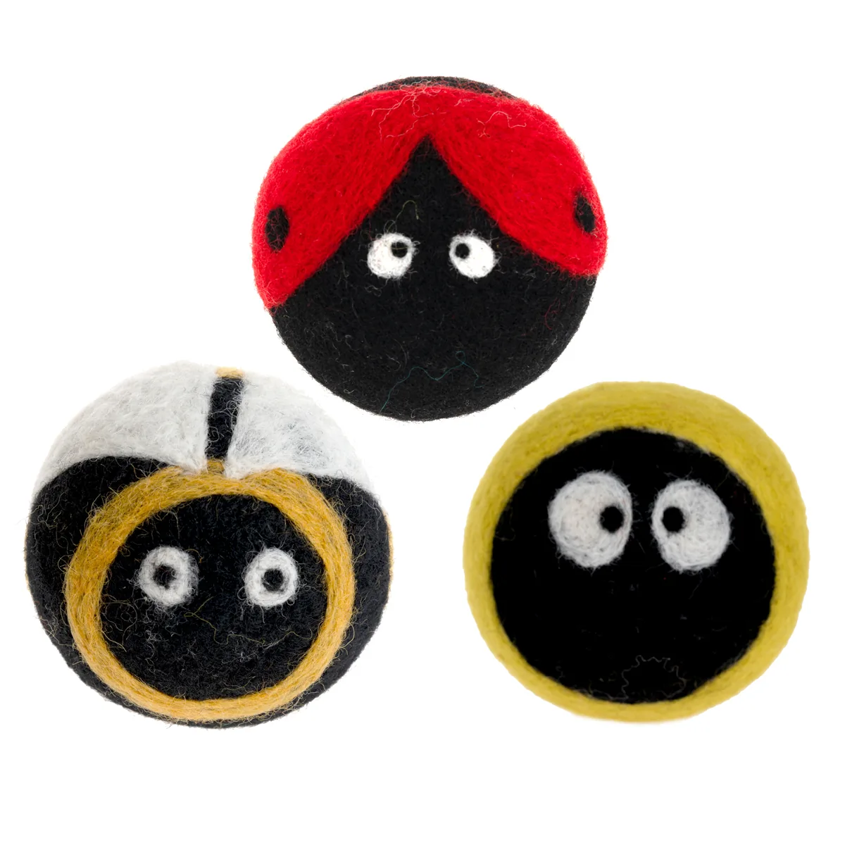 Filzbälle Käferchen 3er Set — Eduplay padagogisches Spielzeug Kita Filzbälle Käferchen 3er Set — Eduplay padagogisches Spielzeug Kita
