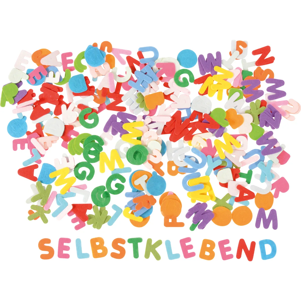 Filzbuchstaben 300 Stück 3 cm — Eduplay padagogisches Spielzeug Kita