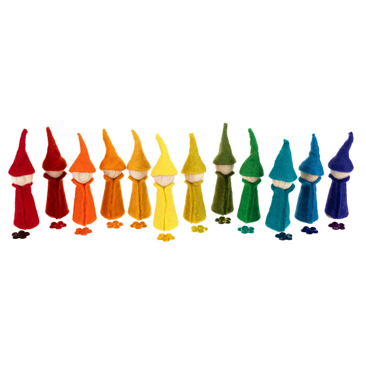 Filzspielfiguren 12 Monate 12er Set — Eduplay padagogisches Spielzeug Kita
