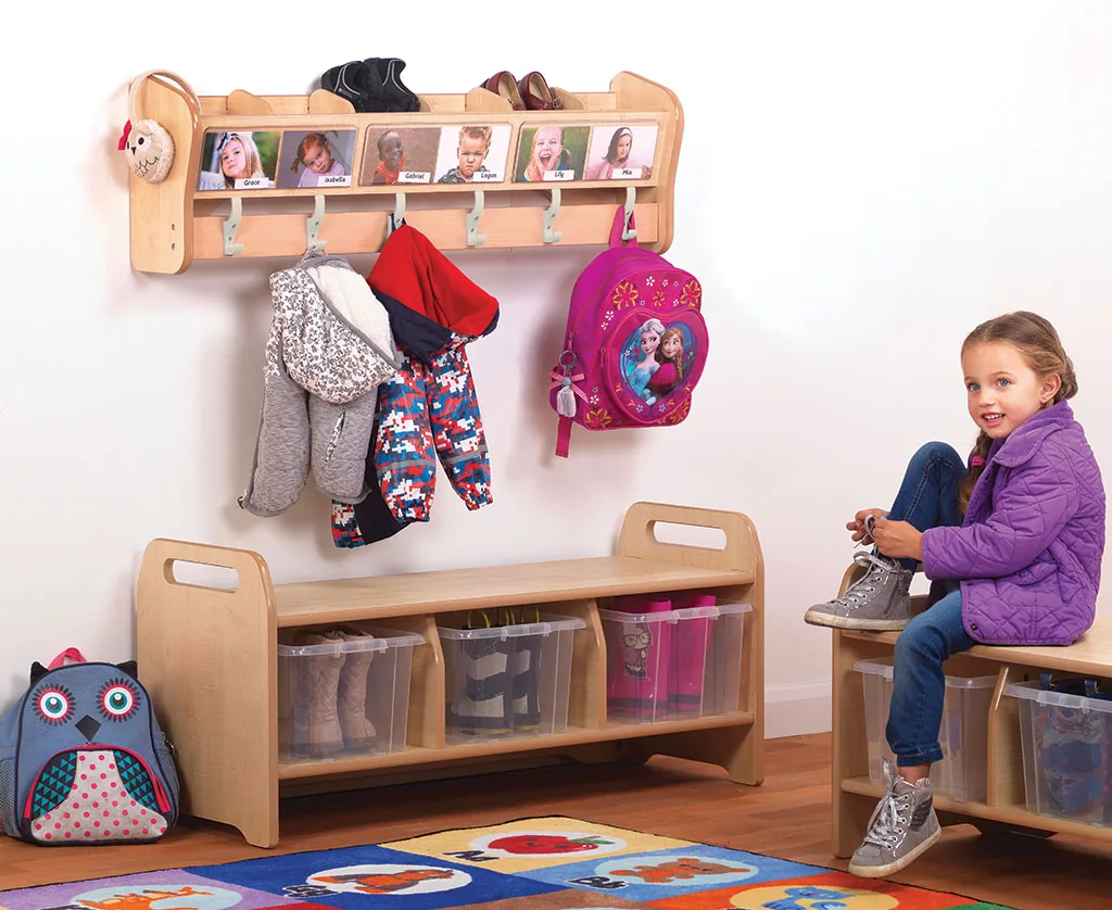 Garderobensets - 4 x Wandregalsets (4 x PT464) — Millhouse Lernspielzeug Schule Garderobensets - 4 x Wandregalsets (4 x PT464) — Millhouse Lernspielzeug Schule