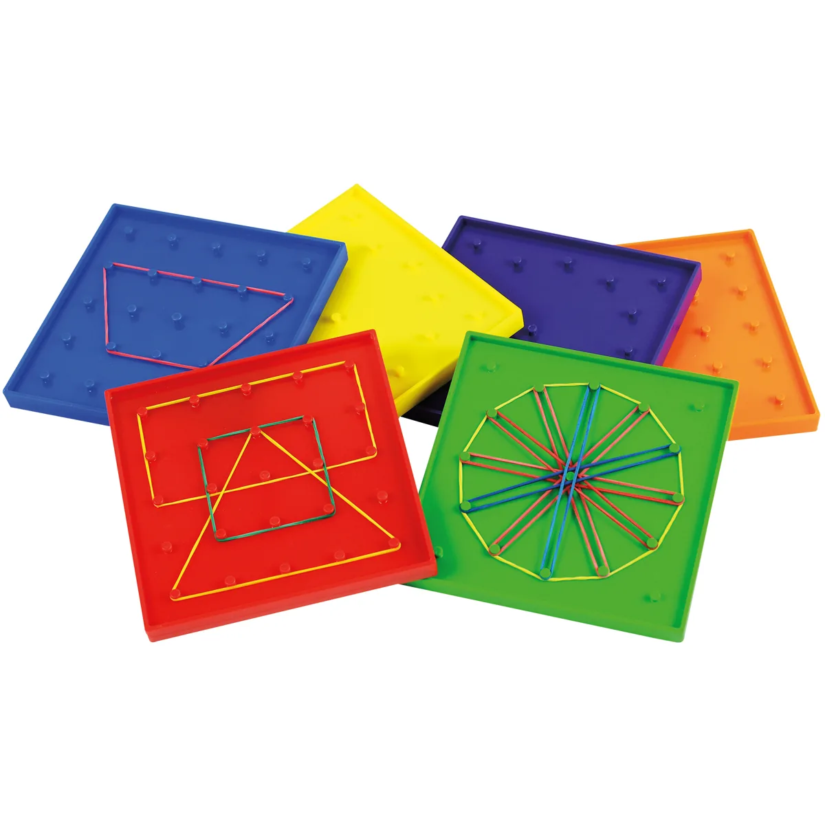 Geo Brett 6er Set 12,5 cm — Eduplay padagogisches Spielzeug Kita