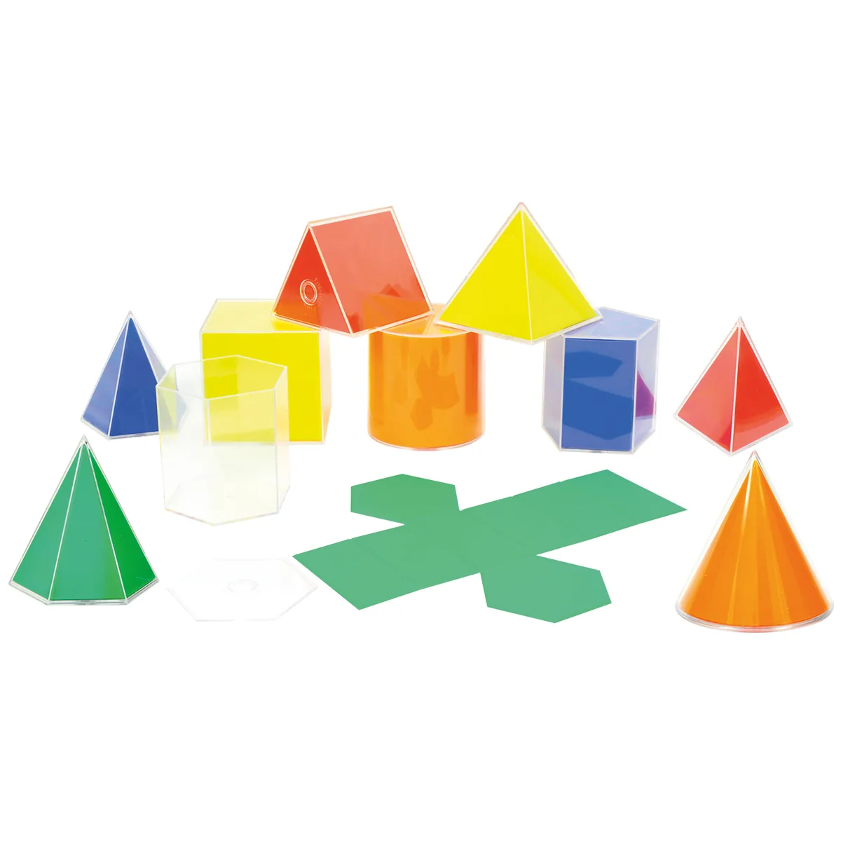 Geo Formen mit Abwicklung — Eduplay padagogisches Spielzeug Kita