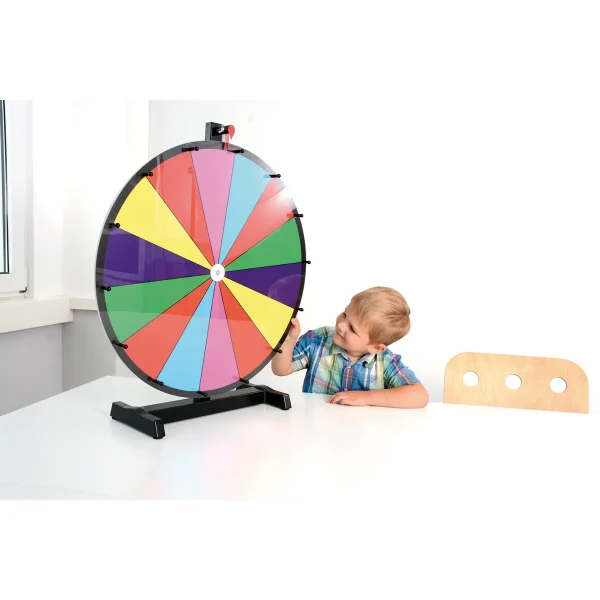 Glücksrad 60 cm farbig inkl. Schwamm & Whiteboardmarker — Eduplay padagogisches Spielzeug Kita