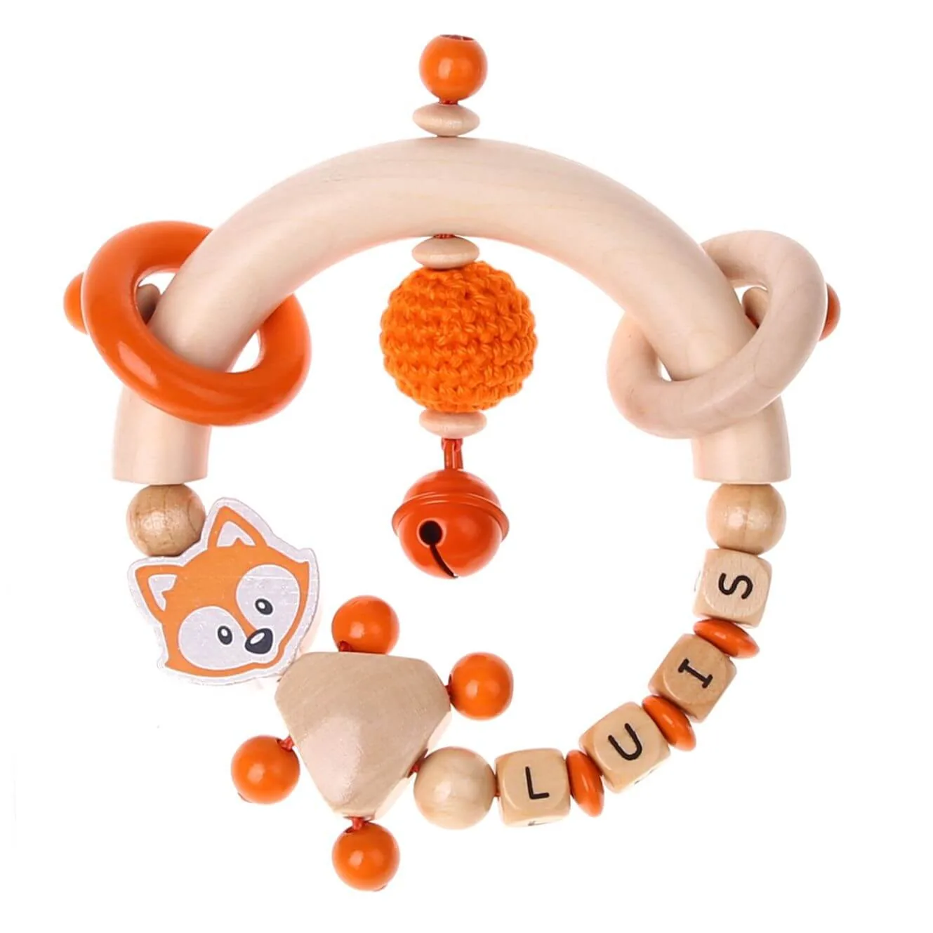 Greifling Fuchs mandarin • Bastelset — Kiki-Ena Bastelmaterial Naturholz Greifling Fuchs mandarin • Bastelset — Kiki-Ena Bastelmaterial Naturholz