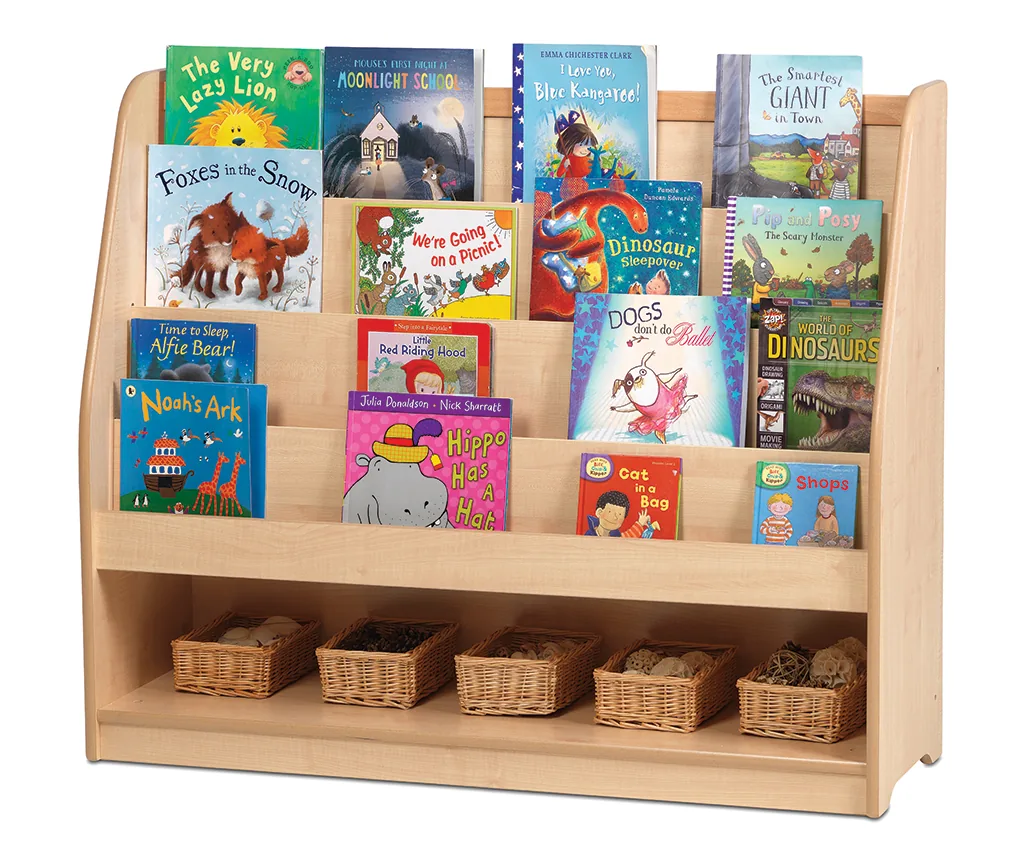 Großes Bücherregal — Millhouse Lernspielzeug Schule