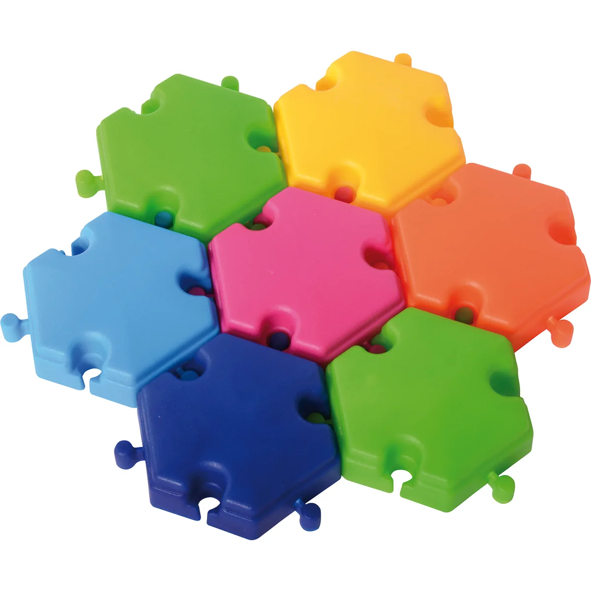 Hexagon Bausteine 96-tlg. — Eduplay padagogisches Spielzeug Kita Hexagon Bausteine 96-tlg. — Eduplay padagogisches Spielzeug Kita