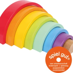 Holzbausteine großer Regenbogen — Millhouse Lernspielzeug Schule Holzbausteine großer Regenbogen — Millhouse Lernspielzeug Schule