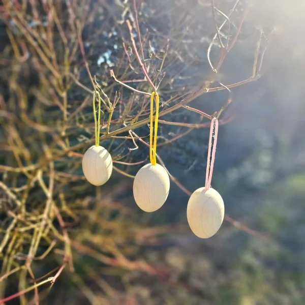 Holzeier Ostern "groß" — Kiki-Ena Bastelmaterial Naturholz