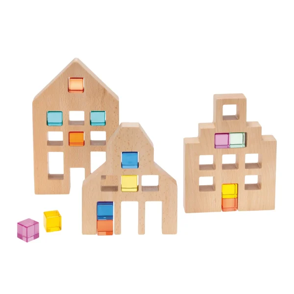 Holzhäuser für Acryl Steine 3er Set — Eduplay padagogisches Spielzeug Kita Holzhäuser für Acryl Steine 3er Set — Eduplay padagogisches Spielzeug Kita
