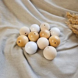 Holzperle 50mm — Kiki-Ena Bastelmaterial Naturholz