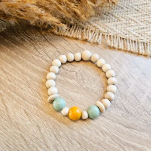 Holzperlen Armband „natur“ Bastelset