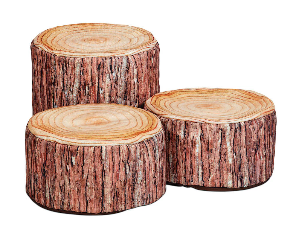 Holzscheit-Set Kombi (3-teilig, 1 x groß, 2 x klein) — Millhouse Lernspielzeug Schule
