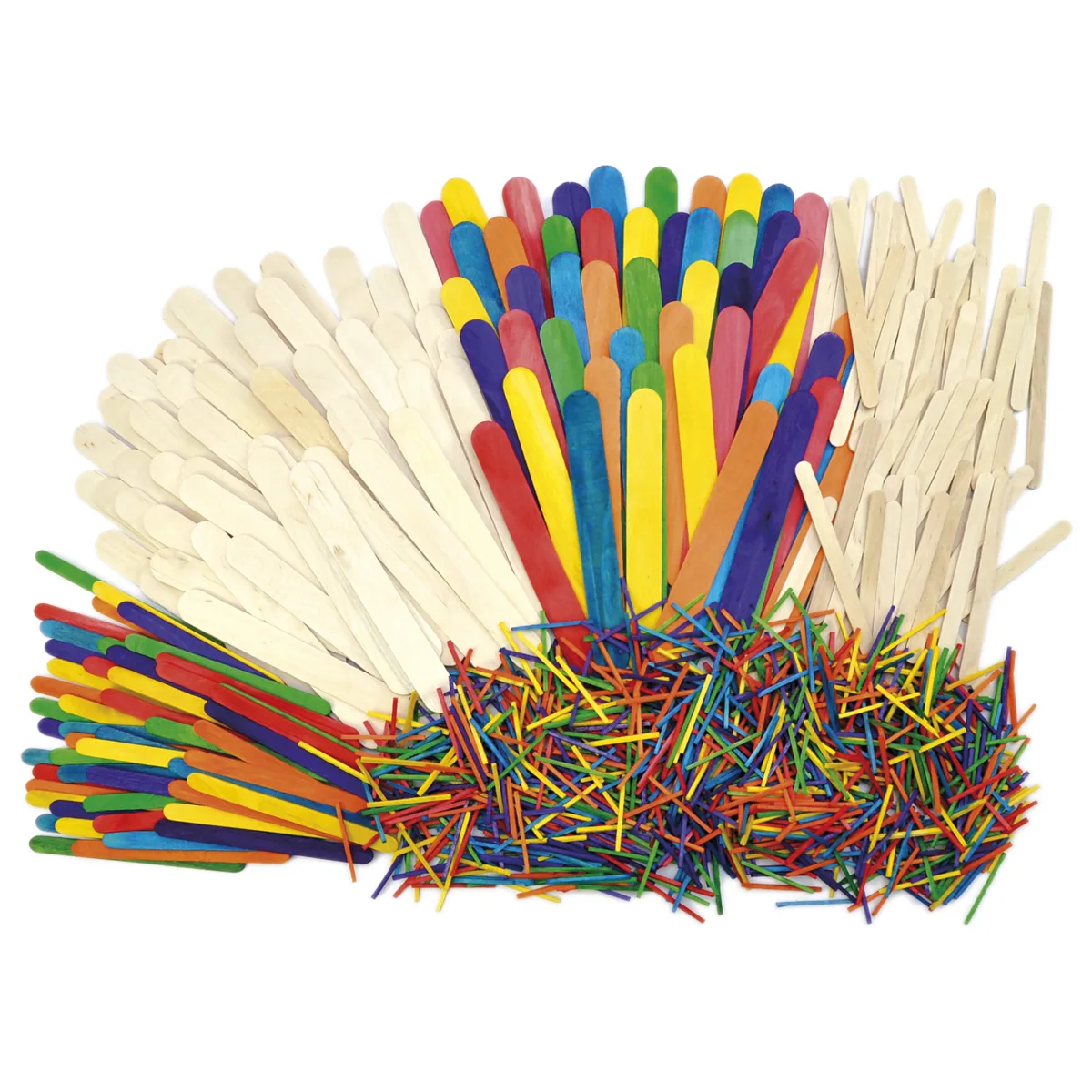Holzstäbchen Set 1200 Teile — Eduplay padagogisches Spielzeug Kita