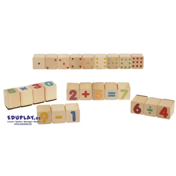 Holzstempel Mathe — Eduplay padagogisches Spielzeug Kita Holzstempel Mathe — Eduplay padagogisches Spielzeug Kita